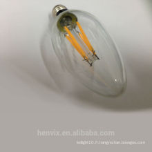 Pour ampoule led à filament à cristaux liquides, ampoule led haute résistance de charge canbus blanc pour ampoule led